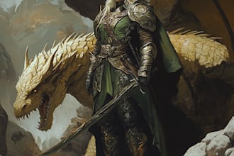 paint your dark fantasy dnd character illustration