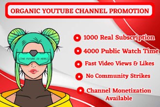 growth youtube video promotion, music subscription playlist channel monetization