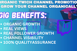 promote your twitch channel to real active viewers