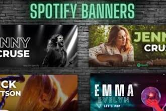 create stunning, custom spotify or soundcloud banners to elevate your profile