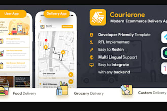 develop courier delivery app food delivery app logistic restaurant booking app