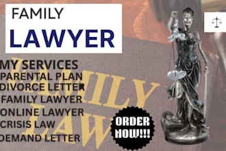 draft family law child custody law parenting plan divorce annulment petition law