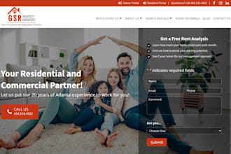 redesign property management, do property management website property listing
