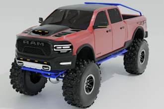 ram trx truck,rc model,fivem police car,3d printing,car livery,ai in car