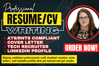 write a professional cv resume, cv writing, expert writer, USA, canada, UK based