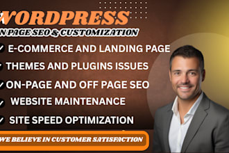 optimize website SEO on wordpress, shopify, wix, squarespace