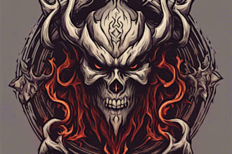 design logo designer anime, fantasy