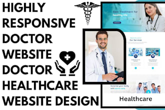 build highly responsive doctor website healthcare website chiropractor website