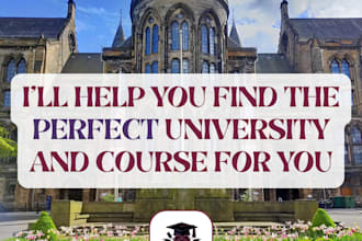 be your UK university admissions consultant