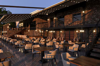 port 3d pop up restaurant,sustainable luxury commercial space,resorts,bars,cafes