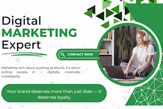 be your digital marketer and social media manager