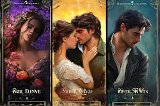 design erotica romance book cover or ebook cover