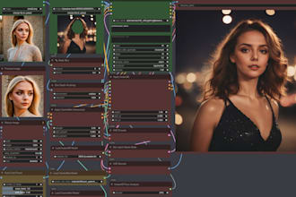 create a custom comfyui workflow for ai image generation