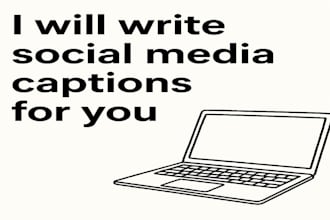 create engaging social media captions for you