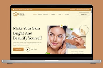 build skincare website skincare shopify store beauty skincare shopify website