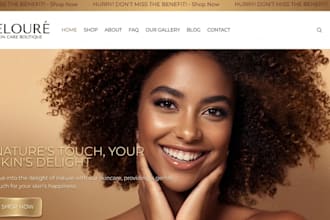 design skincare shopify store skincare website beauty website skincare store