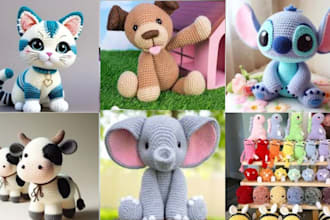 design unique crochet, amigurumi, embroidery, and holiday patterns