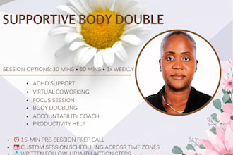 be your supportive body double to get tasks done together