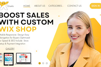 do wix ecommerce website design, wix online store redesign, wix website design