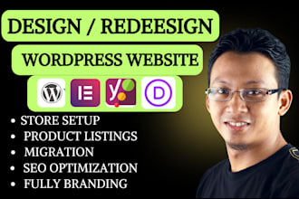 build wordpress website redesign woocommerce elementor business divi website SEO