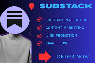 substack page link promotion to real active audience