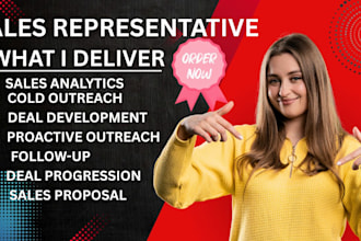 be your high ticket sales closer, cold caller, sales agent sales representative