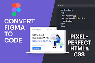 turn your figma mockup into a pixel perfect website