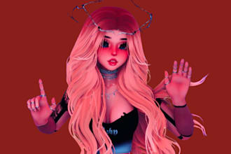 make vrchat to vrm vrchat custom avatar commission vr character custom 3d avatar