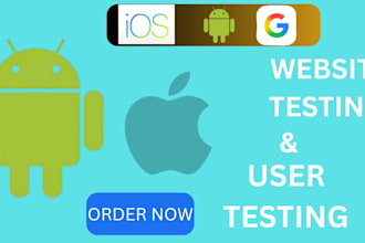 test and review your game IOS or android mobile app or website
