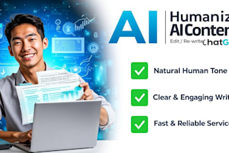 edit, fix, humanize, and rewrite, your ai generated content