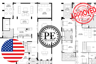 draw, review and stamp washington and maine architectural and engineering permit