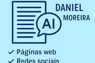 escrevo textos com ia para redes sociais, blogs e anúncios