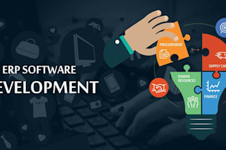 develop custom web apps, erp, CRM, pos, or hrm systems