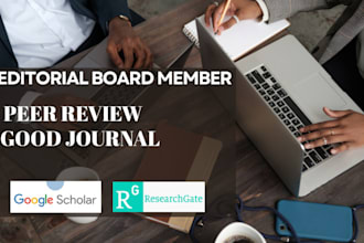help you become editorial team and a reviewer