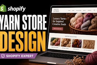 build a shopify store for your hand dyed yarn business