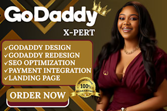 do godaddy website design or redesign with godaddy builder or hostinger website