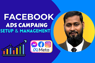 setup facebook ads campaign, ig advertising, meta ads for sales or leads