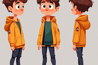 design your comic, game and children story character