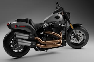 render 3d motorbike,motorcycle for print,3d bike wheel,3d vehicles, 3d fivem car