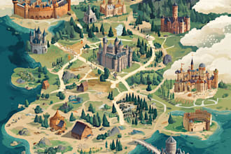 create your fantasy map, worldmap, battlemap for dnd etc
