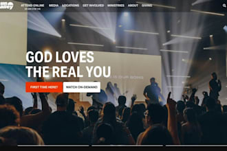 church website design nonprofit ngo grants charity fundraising donation website