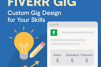 design a professional fiverr gig for your service