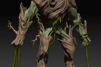 create a 3d game character for game