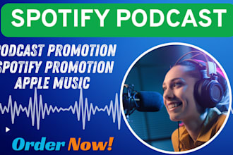 promote spotify podcast ,apple music ,itunes music  ,podcast hit 1m listeners