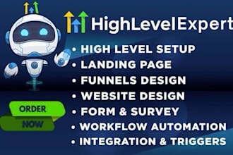 gohighlevel expert for sales funnel automation, ghl landing page, ghl website