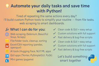 automate your daily repetitive tasks using python scripts and bots
