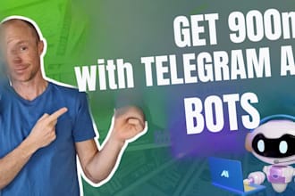 develop telegram ai chat bot agent to boost 900k token sales, memecoin promotion