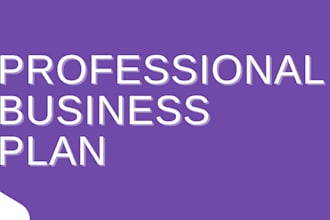 write a winning startup business plan for banks, grants, or sba