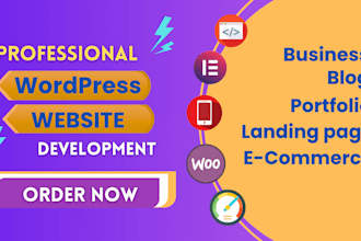 build or rebuild wordpress websites and landing pages