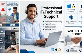 consult on custom PC builds, hardware, and IT fix
